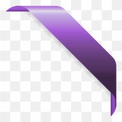 Corner Ribbon Png 802 - Free Icons Purple Border