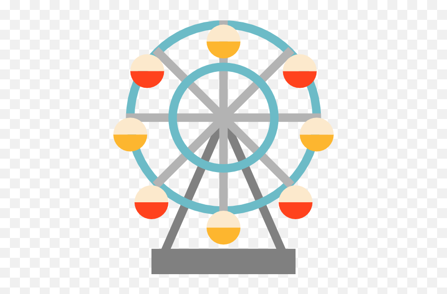 Ferris Wheel Free Vector Icons Designed - Carnival Ferris Wheel Icon Png,Ferris Wheel Png
