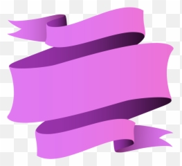 Wavy Banner Png With Transparent Background - Purple
