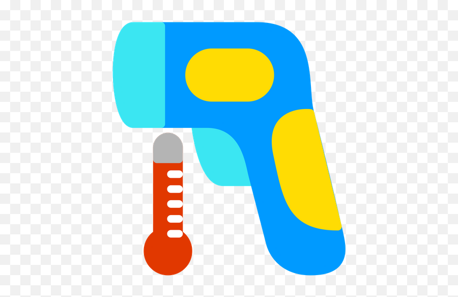 Infrared Thermometer Icon Of Flat Style - Infrared Thermometer Clipart Png,Thermometer Png