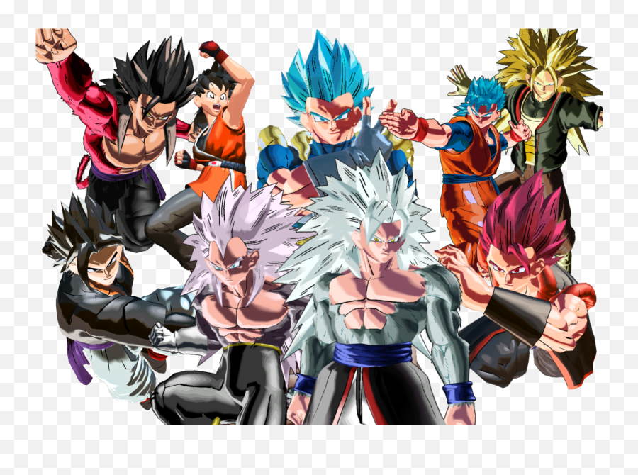 Beyond The Limit Pack 15 Characters New Transformations - Ssj5 Rigor Png,Dbz Aura Png