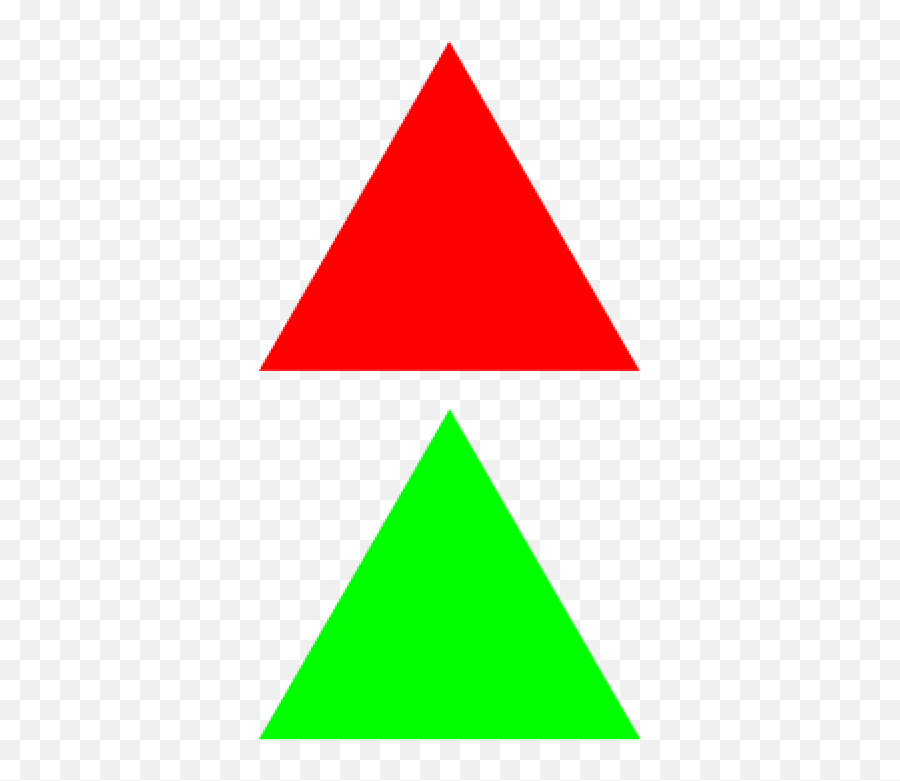 Download Free Png Green Triangle - Red And Green Triangle,Green Triangle Png