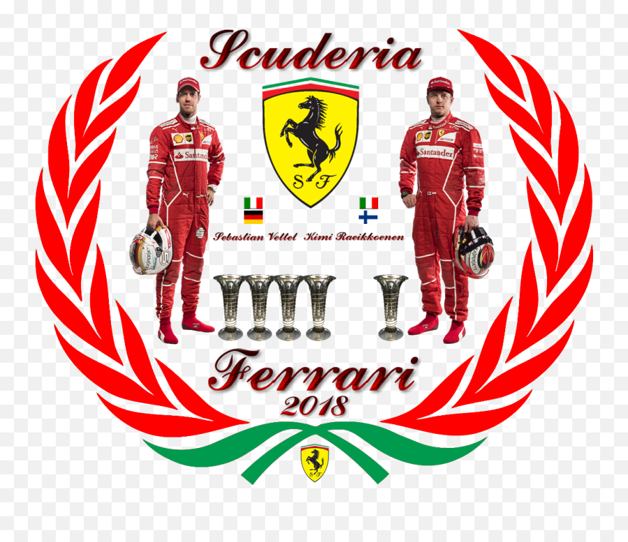 Download Scuderia Ferrari Logo Png - Laurel Wreath,Ferarri Logo