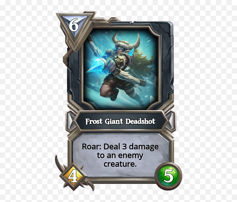 Frost Giant Deadshot - Common Neutral Creature Gods Unchained Demogorgon Gods Unchained Png,Deadshot Png