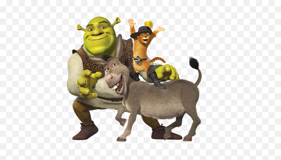 Shrek Movie Cat Donkey - Shrek And Donkey Png,Donkey Shrek Png