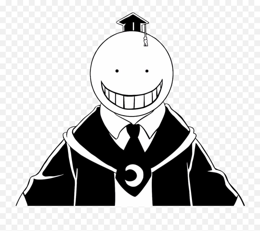 Koro Sensei Macbook Sticker - Koro Sensei Easy Drawing Png,Koro Sensei Png