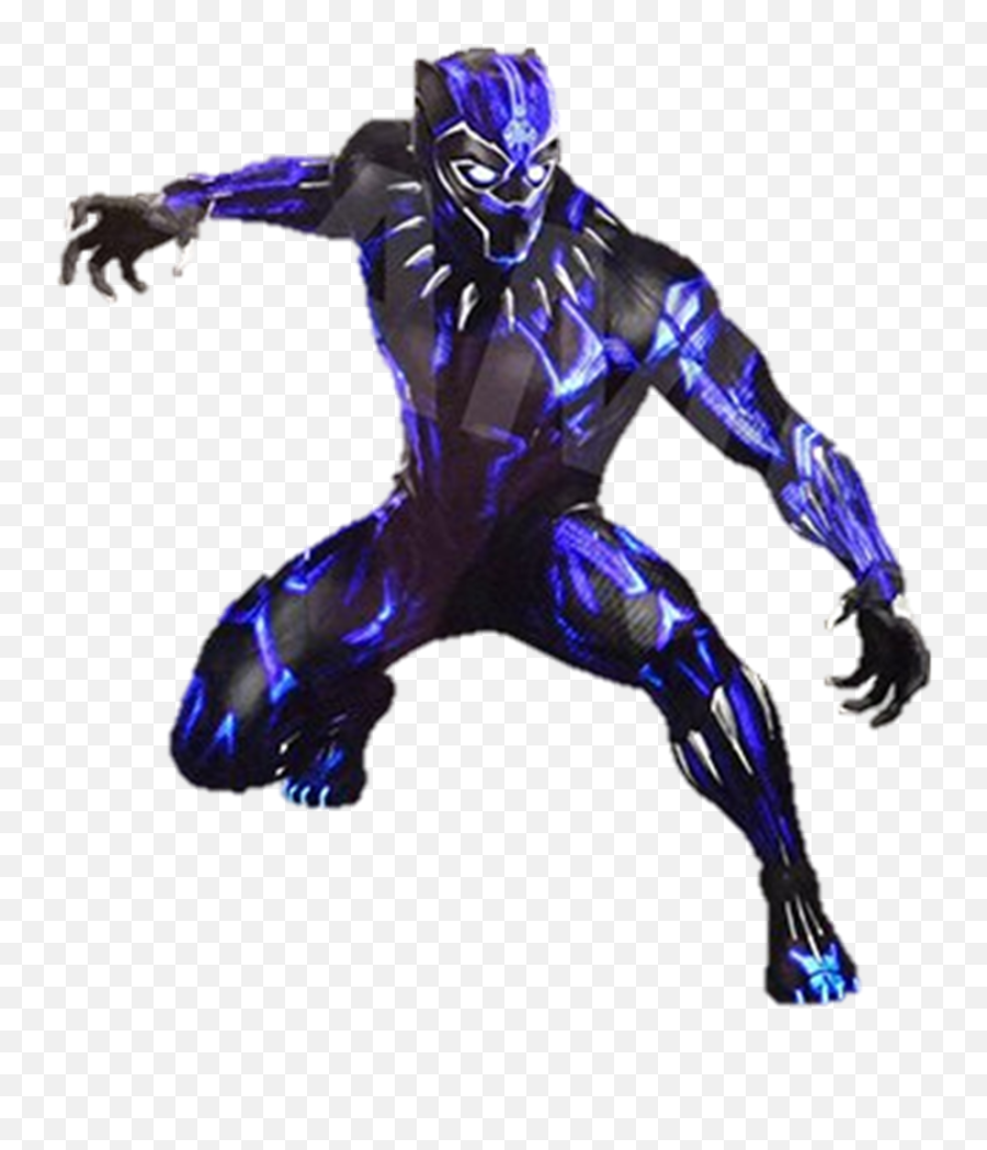Black Panther Blue Suit - Black Panther Vibranium Suit Png,Black Suit Png
