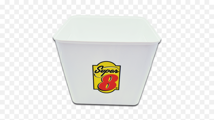 Super 8 Ice Bucket Square White - Super 8 Motel Png,Super 8 Logo