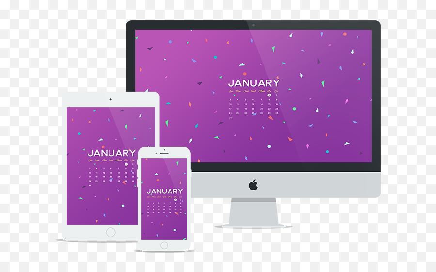Free Wallpaper For January 2016 Six Leaf Design Logo - Technology Applications Png,Happy New Year Icon 2016