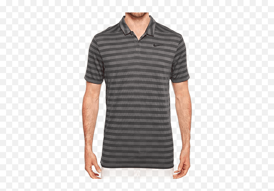 Nike Menu0027s Dry Dark Greyblack Stripe Golf Polo 890103 021 Short Sleeve Png Dri - fit Icon Heather Polo