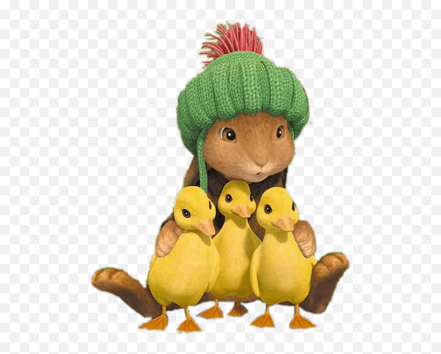 Benjamin Bunny And Three Ducklings - Benjamin Bunny Png Peter Rabbit Cartoon Benjamin,Peter Rabbit Png