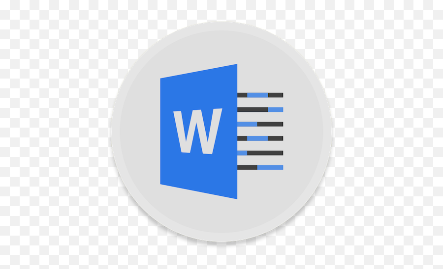 Microsoft Word Icon Png - Vertical,Office 2007 Icon