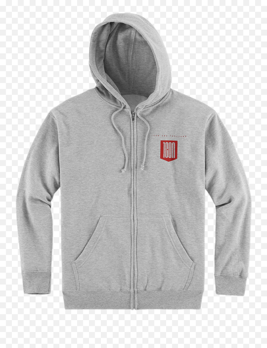 Icon 1000 Baseline Hoody Xl Grey - Hooded Png,Icon Icon 1000 Axys Black