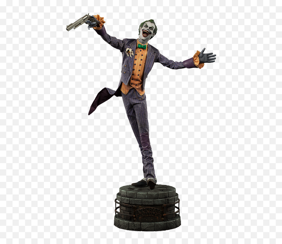 Joker Batman Arkham Asylumpremium Format Sideshow - Esculturas Do Coringa Png,The Joker Png