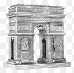 Metal Earth Iconx Notre Dame 3d Diy Famous Landmark - Arc De Triomphe Puzzle png