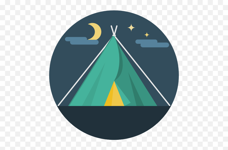 Tent Icon - Camping Flat Icon Png,Medical Tent Game Icon