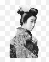 Download Free Asian Women Image Icon Favicon - Vintage Japanese Geisha Photographs png
