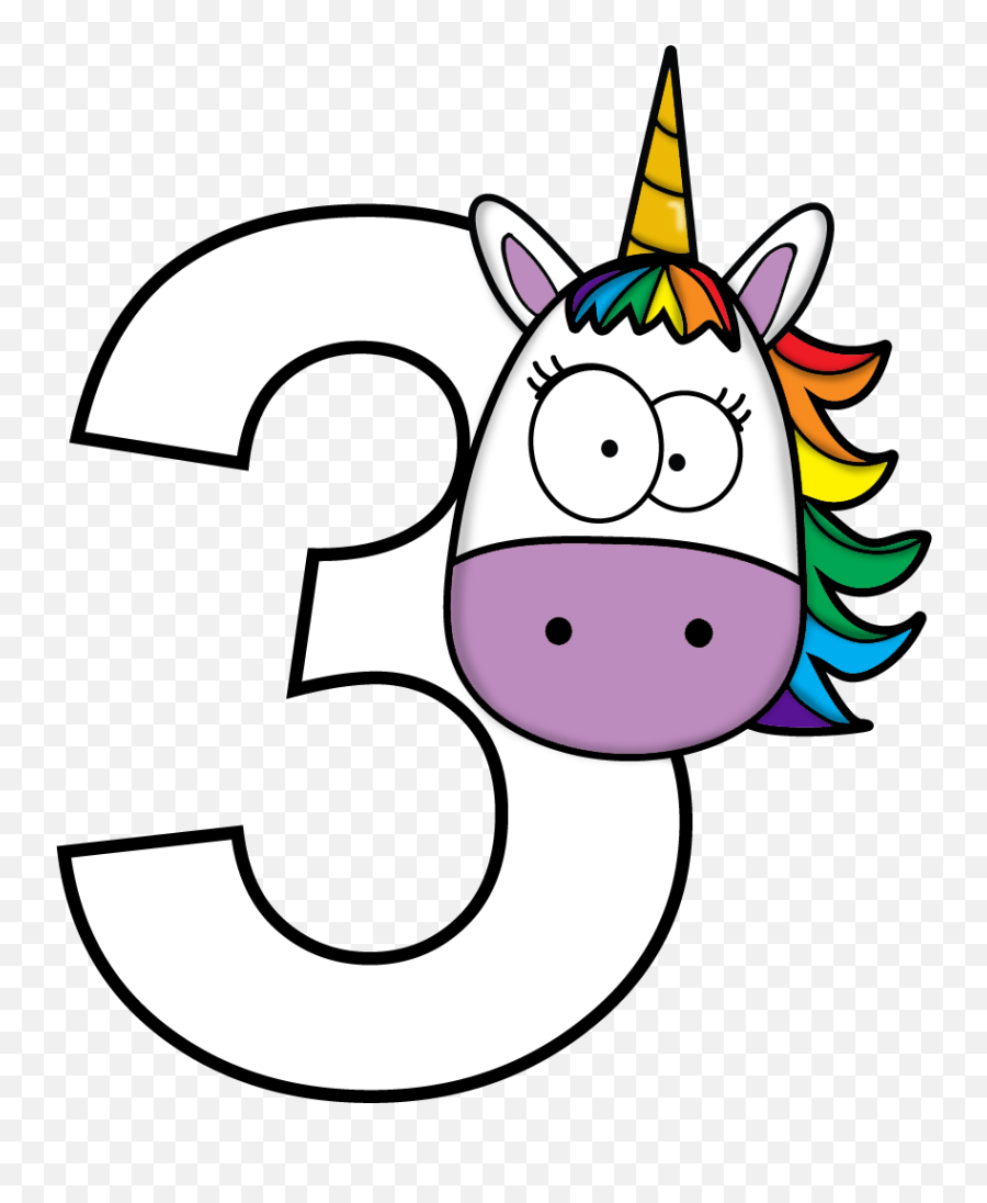 Download Unicorn Clipart Math - Unicorn Numbers Full Size Unicorn Numbers Png,Unicorn Clipart Png