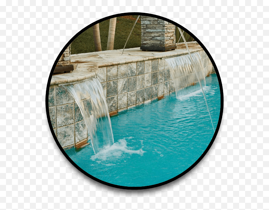 Pool Design U0026 Features - Harmony Pools Waterfall Png,Pool Waterfall Icon