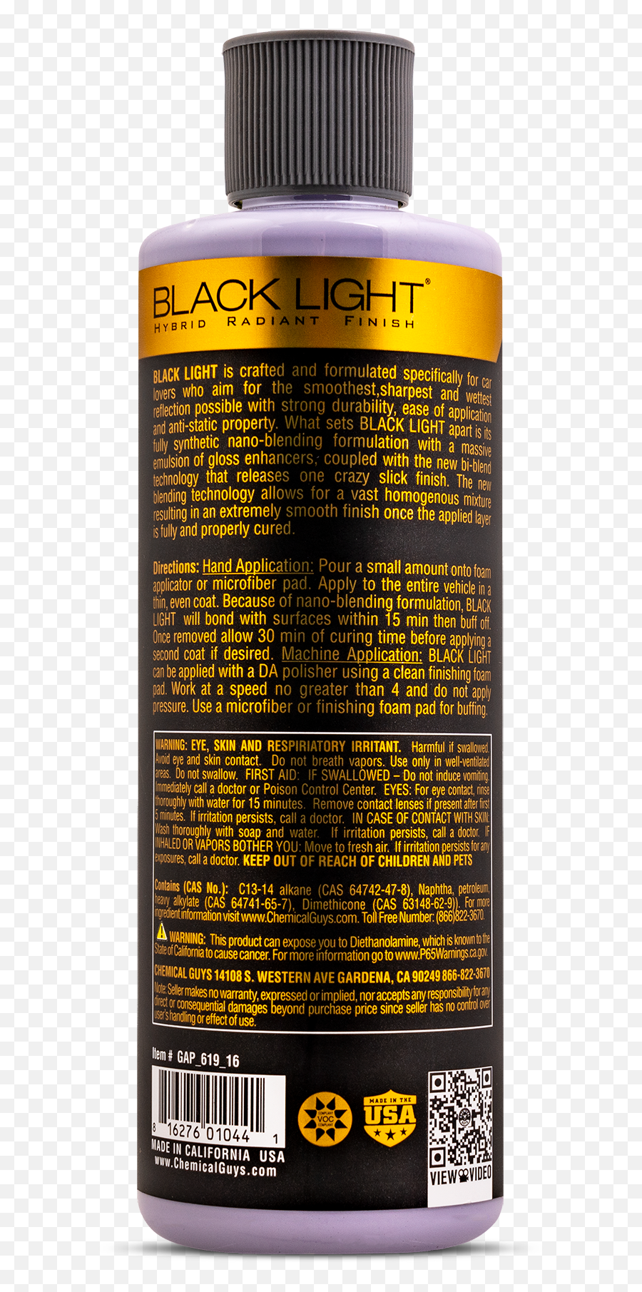 Black Light Hybrid Glaze And Sealant - Automotive Care Png,Slick Rick Icon