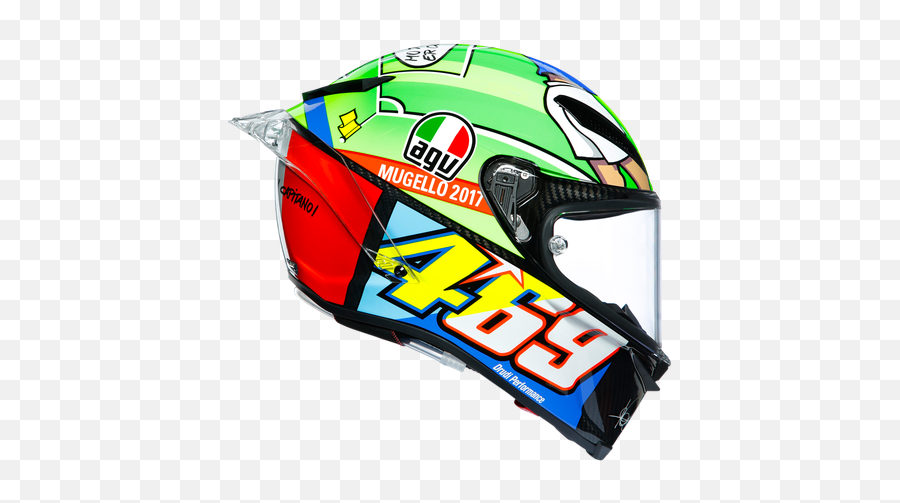 Pista Gp R Limited Edition Ece Dot - Rossi Mugello 2017 Agv Pista Gpr Mugello 2017 Png,2012 Icon Helmets