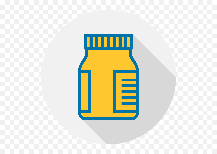 Chemical Bottle - Pharmaceutical Drug Clipart Full Size Lid Png,Medicine Bottle Icon