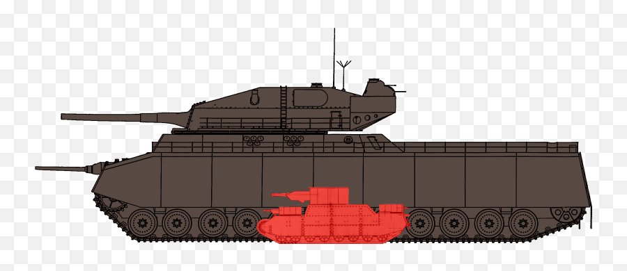 Military Clipart Wwi Tank Transparent - Ratte Tank Size Comparison Png,Tank Transparent Background