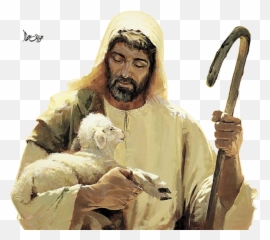 Download Sheep Shepherd Good Christ Of Jesus Herder Hq Png - Jesus Good Shepherd Png,Sheep Png