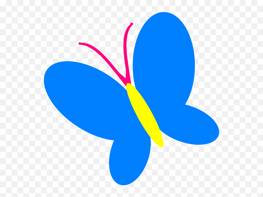 Butterflies Clipart Dark Blue - Blue Butterfly Clipart Transparent Png,Blue Butterfly Png