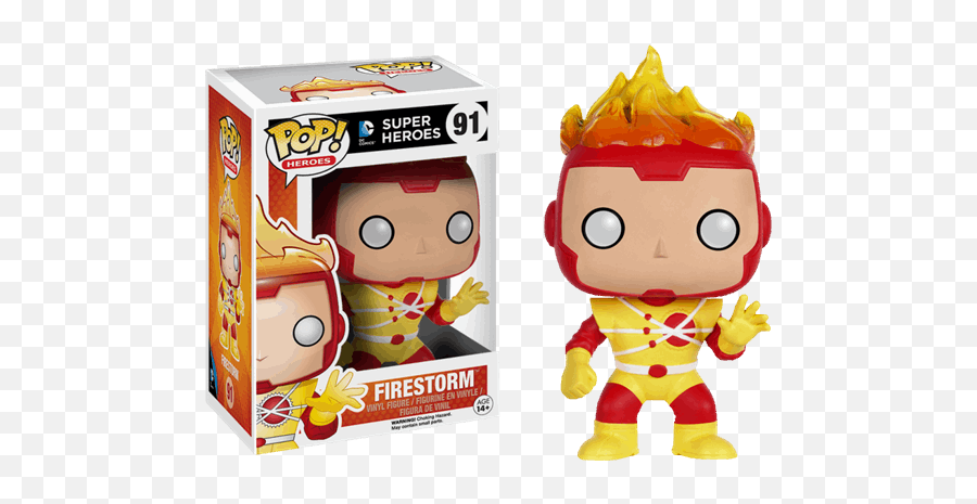 Dc Comics - Firestorm Pop Vinyl Figure Funko Pop Dc Comics Png,Firestorm Png