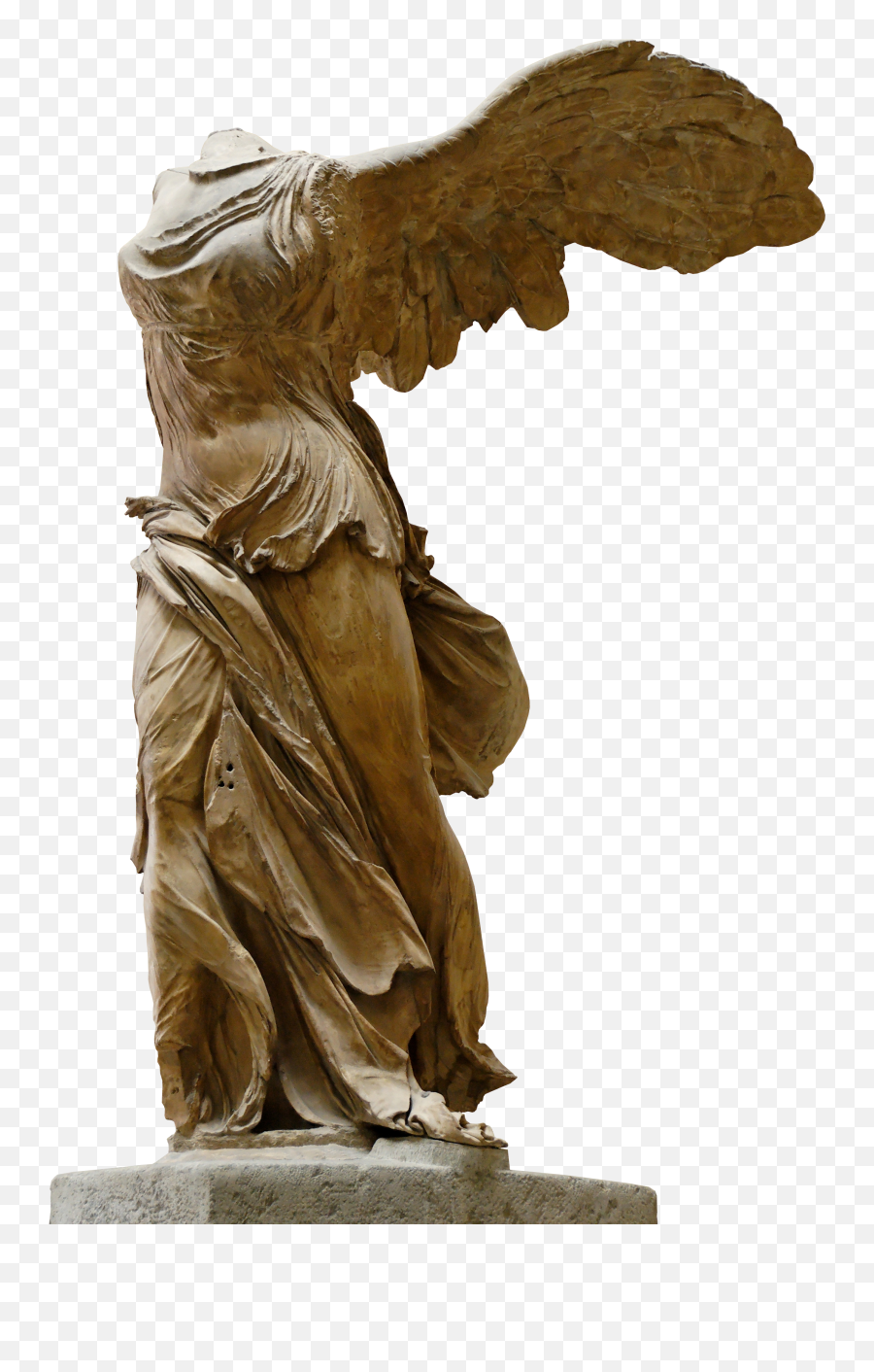 Nike Of Samothrake Louvre Ma2369 N4 - Famous Ancient Greek Sculpture Png,Nike Png