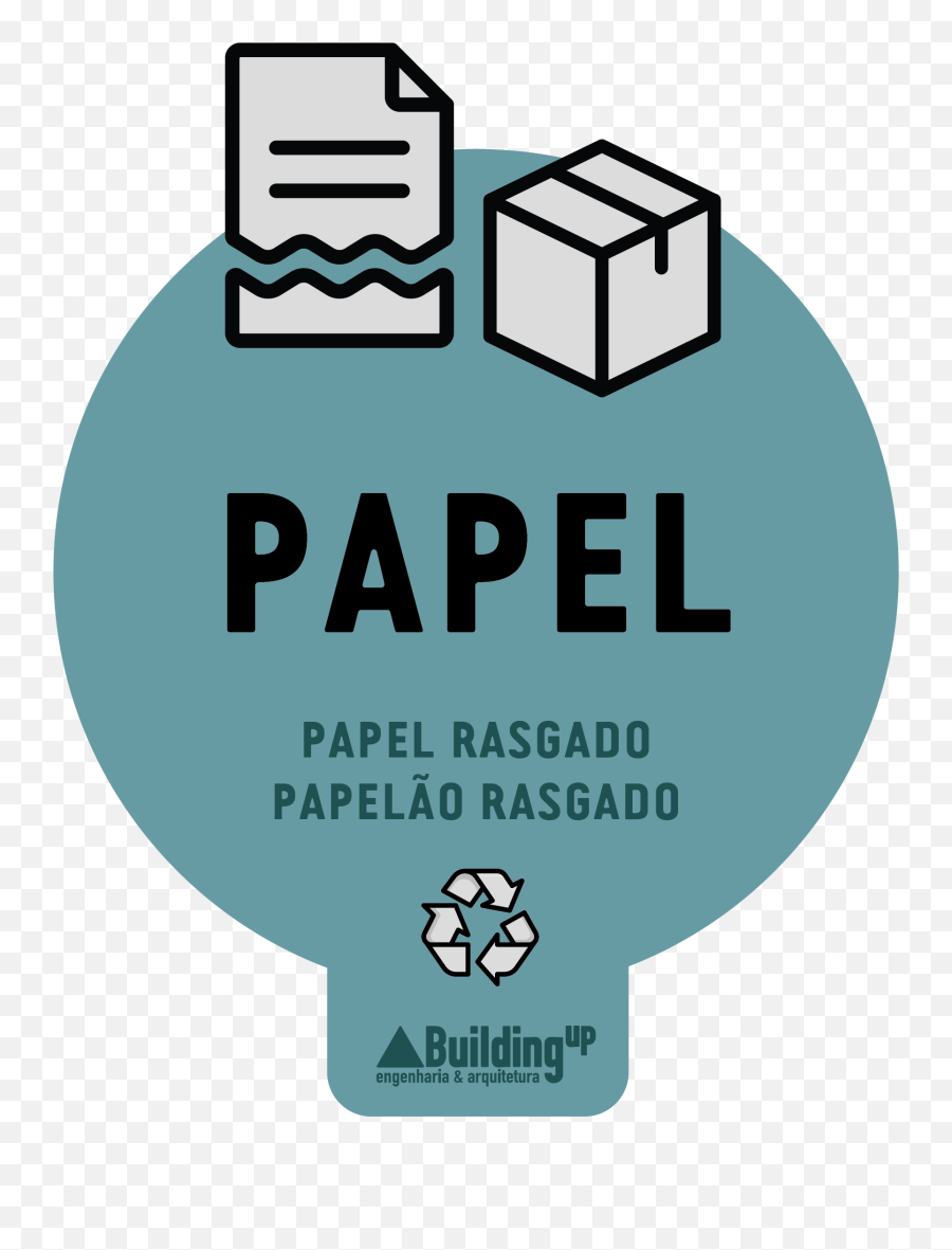 Adesivo Para Separação De Lixo Papel - Illustration Png,Papel Rasgado Png