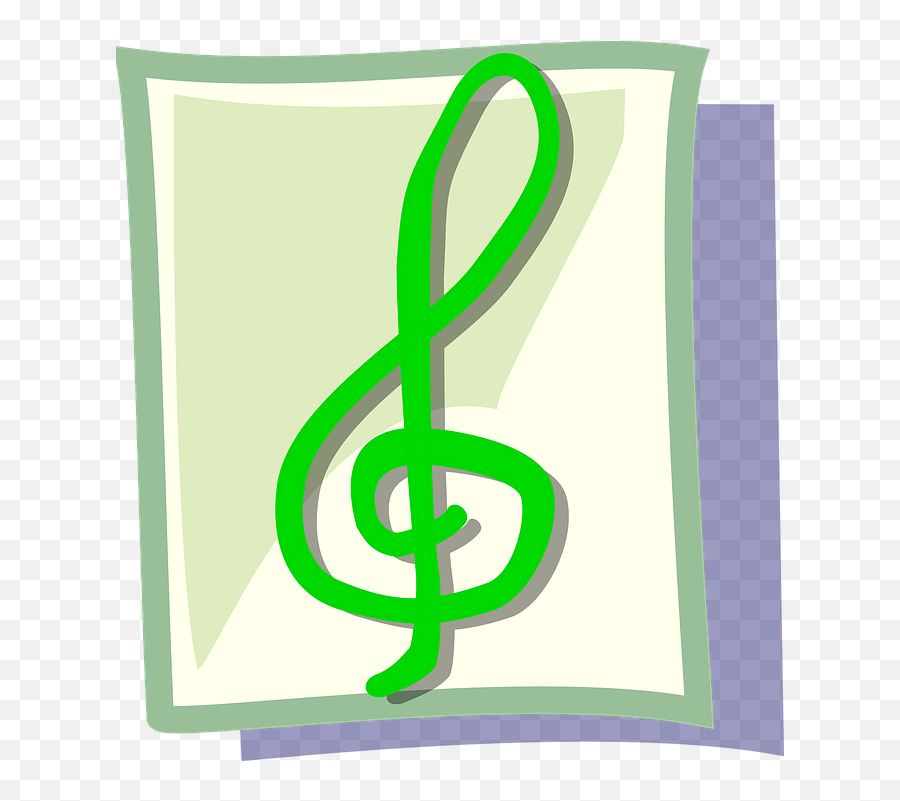 Treble Clef G Musical Note - Free Vector Graphic On Pixabay Transparent Icon Notas Musicales Png,Treble Clef Png