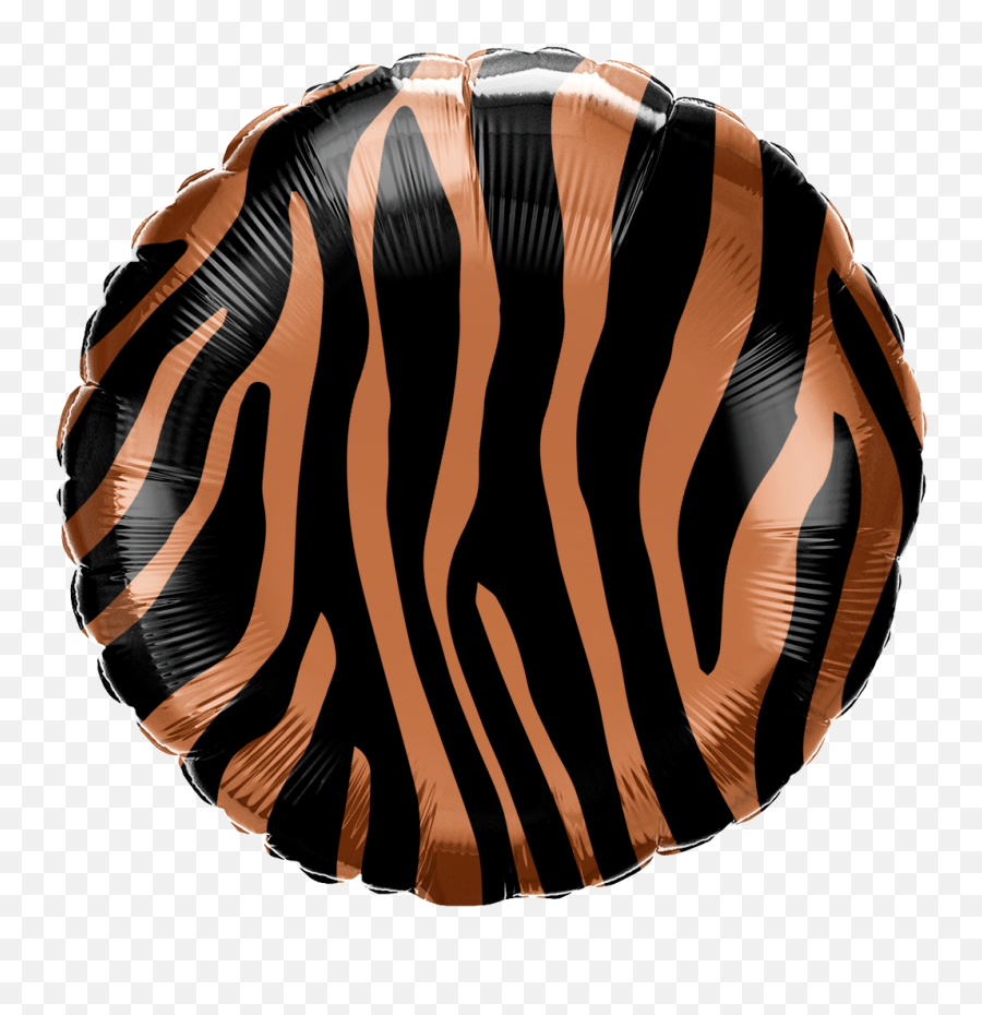 18 Round Foil Tiger Stripes Pattern 13334 - Each Pkgd Qualatex Australia Balloon Png,Tiger Stripes Png