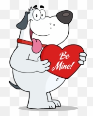 Library Of Valentines Dog Clip Art Free - Day Clipart png