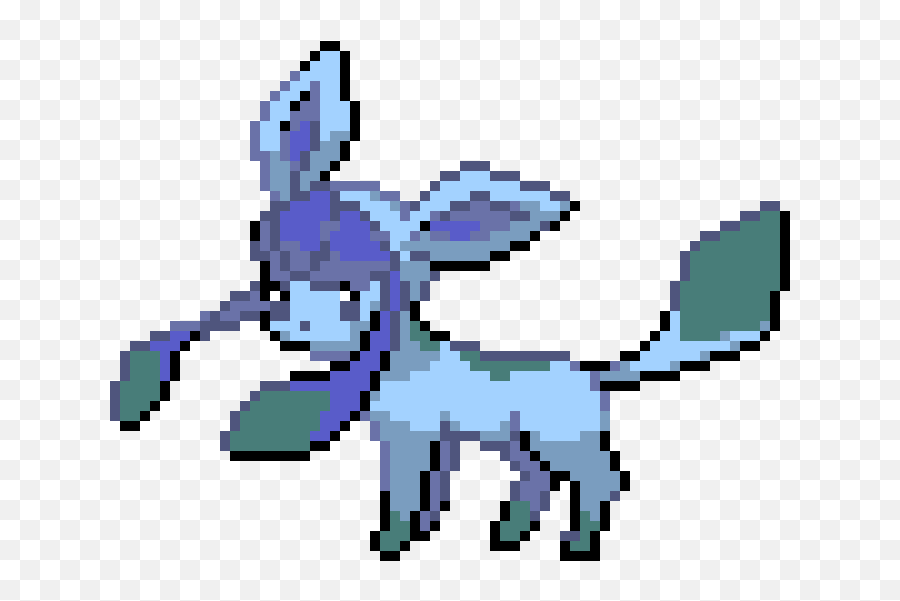 Glaceon Pixel Art Maker - Glaceon Pixel Art Png,Glaceon Png