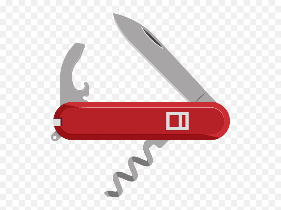 Pocket Knife Clip Art - Swiss Army Knife Clipart Png,Pocket Knife Png
