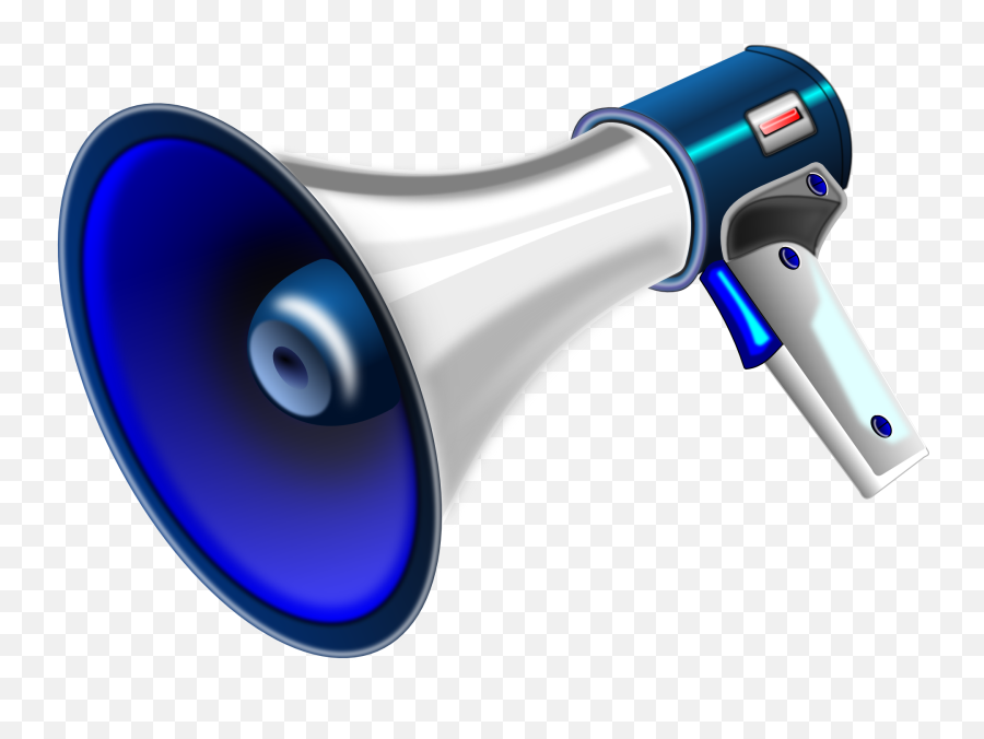 Megaphone Icon Png - Clipart Library Clip Art Library Blue Megaphone,Megaphone Icon Png
