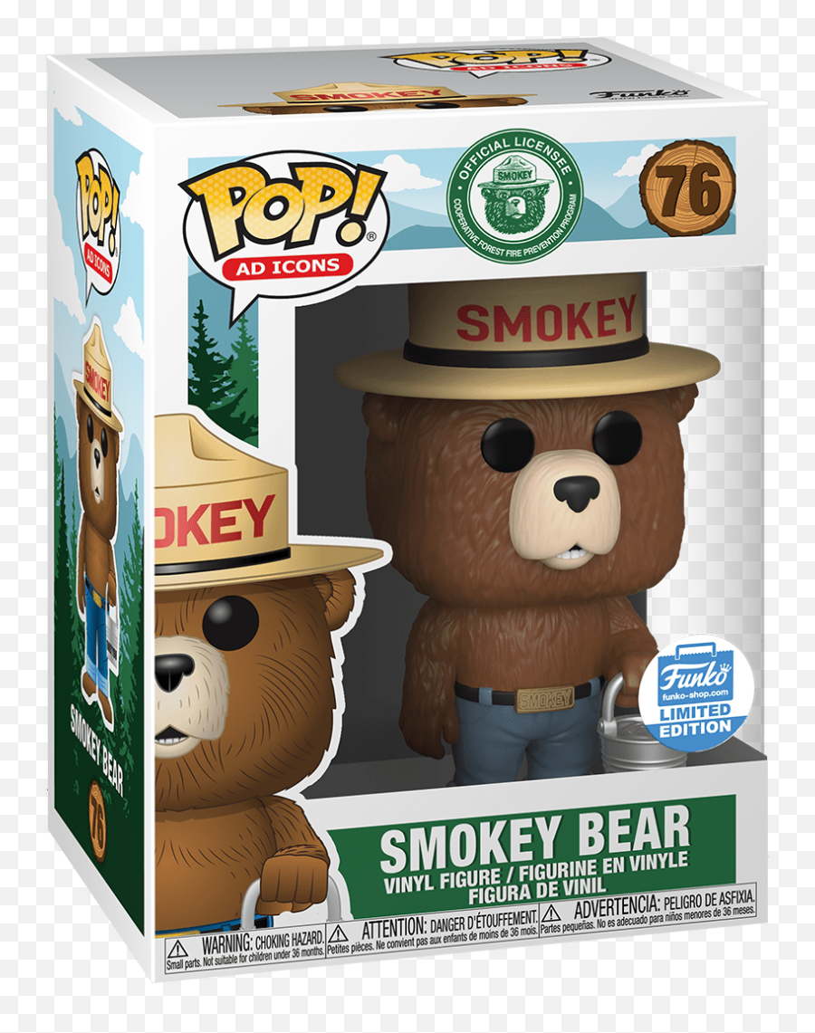 Smokey Bear Catalog Funko - Everyone Is A Fan Of Something Funko Pop Ad Icons Png,Smokey Png