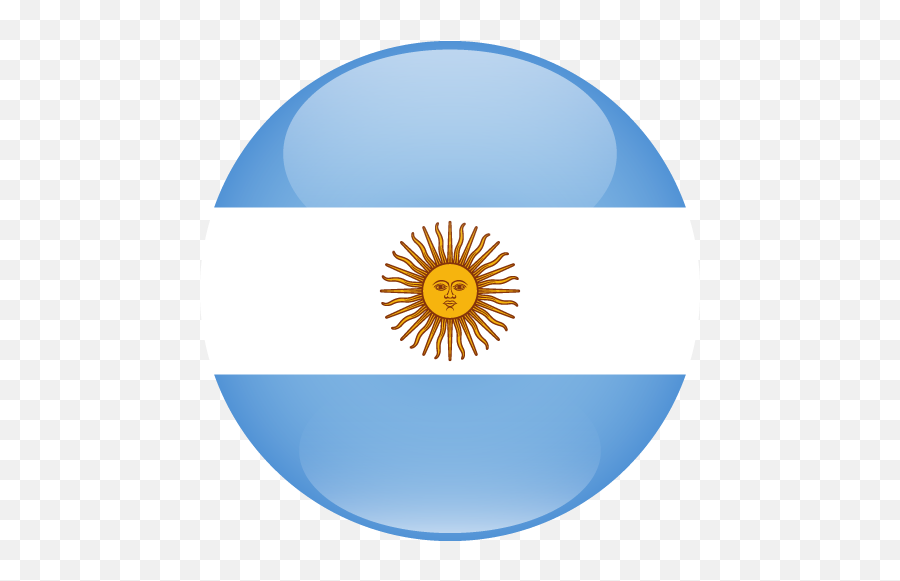 Vector Flag Of Argentina - Argentina Flag Badge Png,Sphere Png