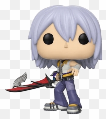 Funko Pop Riku Kingdom Hearts Clipart - Figura Pop Kingdom Hearts Png,Riku Png