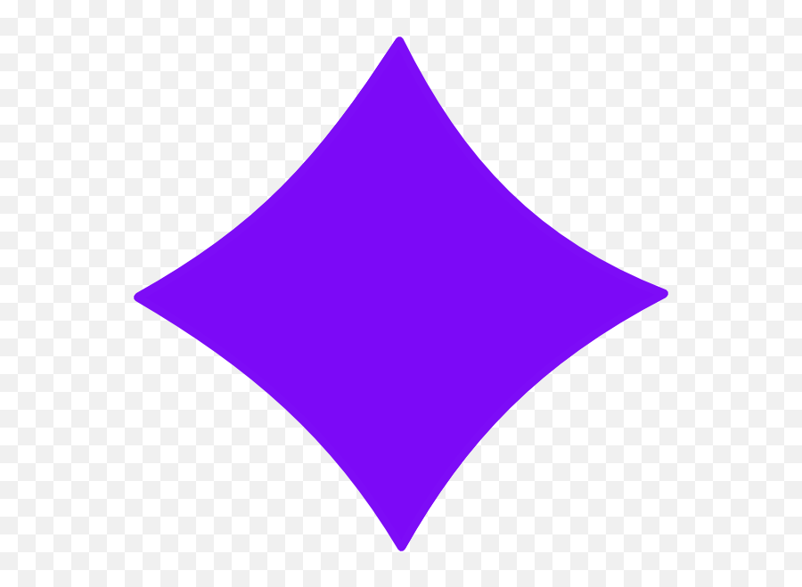 Purple Diamond Clipart - Purple Diamond Shape Clipart Png,Diamond Clipart Png