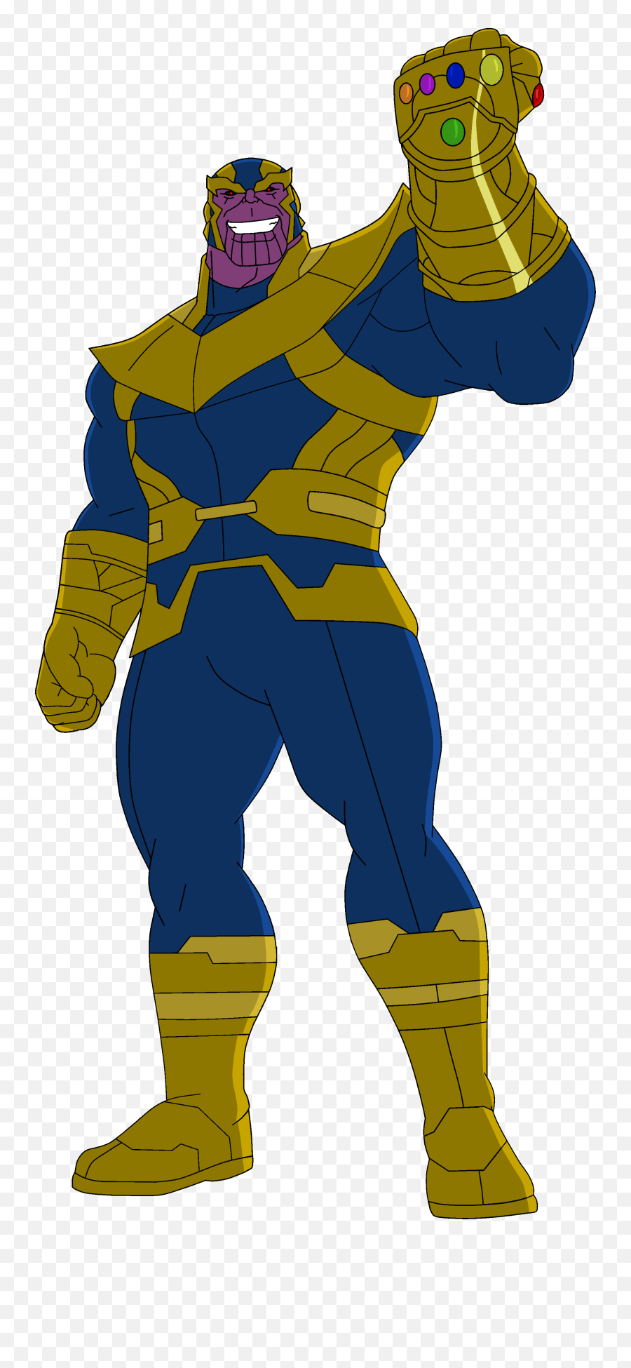 Thanos Png - Thanos Cartoon,Thanos Glove Png