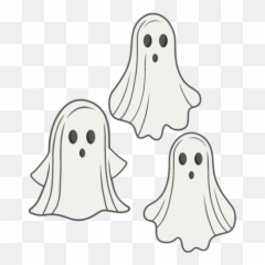 Ghost Set Svg Scrapbook Cut File Cute - Sheet Ghost Svg Free Png,Ghost Silhouette Png