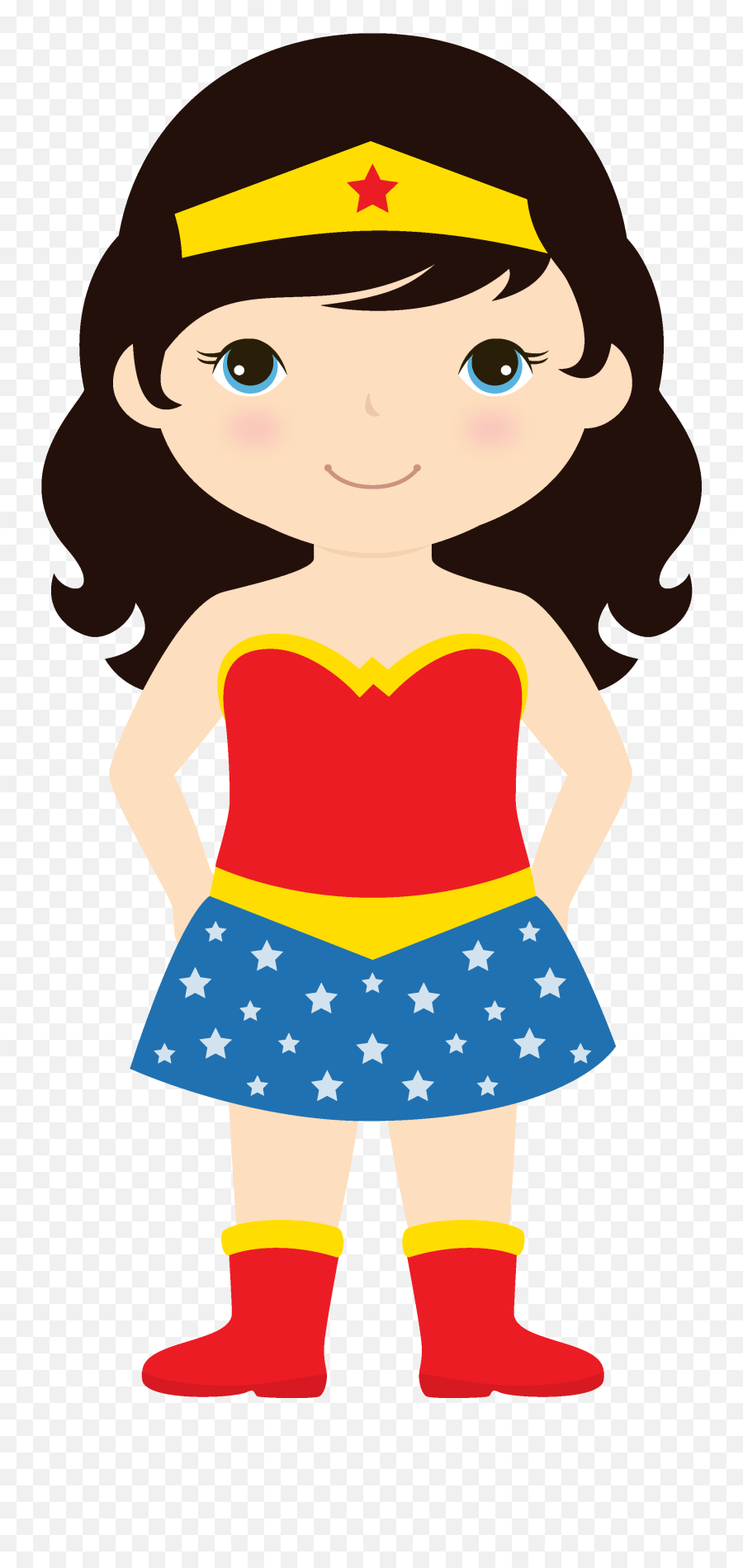 Wonder Woman Clip Art Superhero - Female Superhero Clipart Transparent Background Png,Wonder Woman Transparent Background