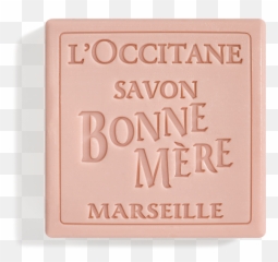 Bonne Mère Rose Soap Traditional French Lu0027occitane - Label png