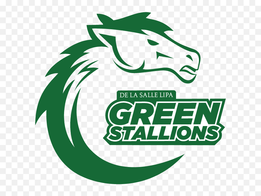 From Green Chevrons To Stallions - De La Salle Lipa Green Stallions Png,Stallion Logo