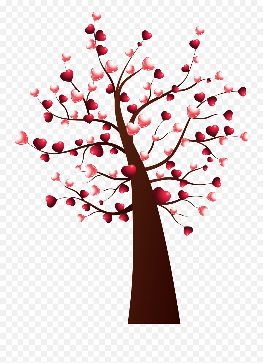 Clipart Trees Valentines Day Png Transparent