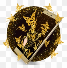 Luxury Gold Butterfly Edition For Android - Download Cafe Fictional Character Png,Gold Butterfly Png