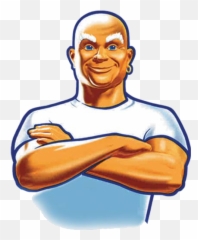 Mr Clean Transparent - Male Bald Cartoon Characters Png,Mr Clean Png